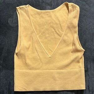 Yellow Yoga Top